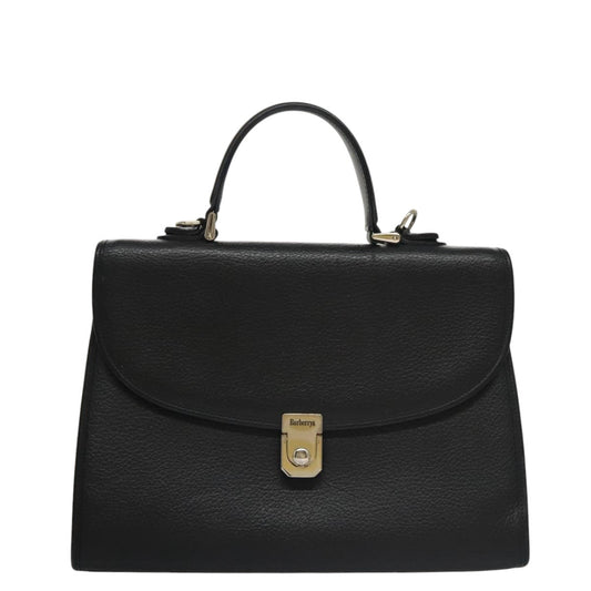 Burberry Black Leather Handbag ( )