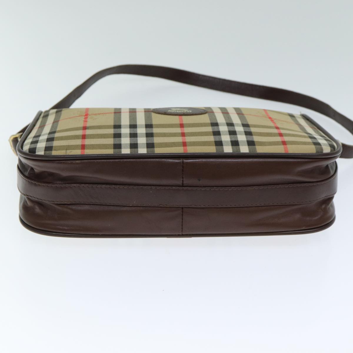 Burberry Nova Brand Canvas White Shoulder Bag Style 56
