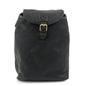 FENDI Logo Leather Backpack Rucksack Black 26063 Rovelle Bags