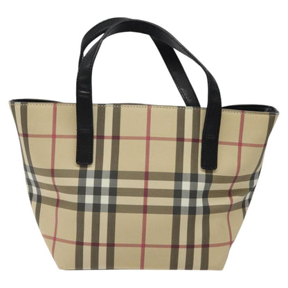 Burberry Nova Check Beige Canvas Handbag ( )
