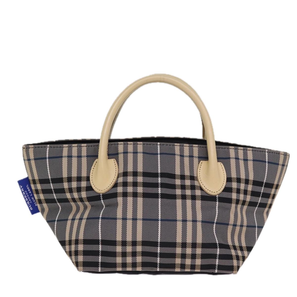 Burberry Label Brand Blue Handbag Style 2