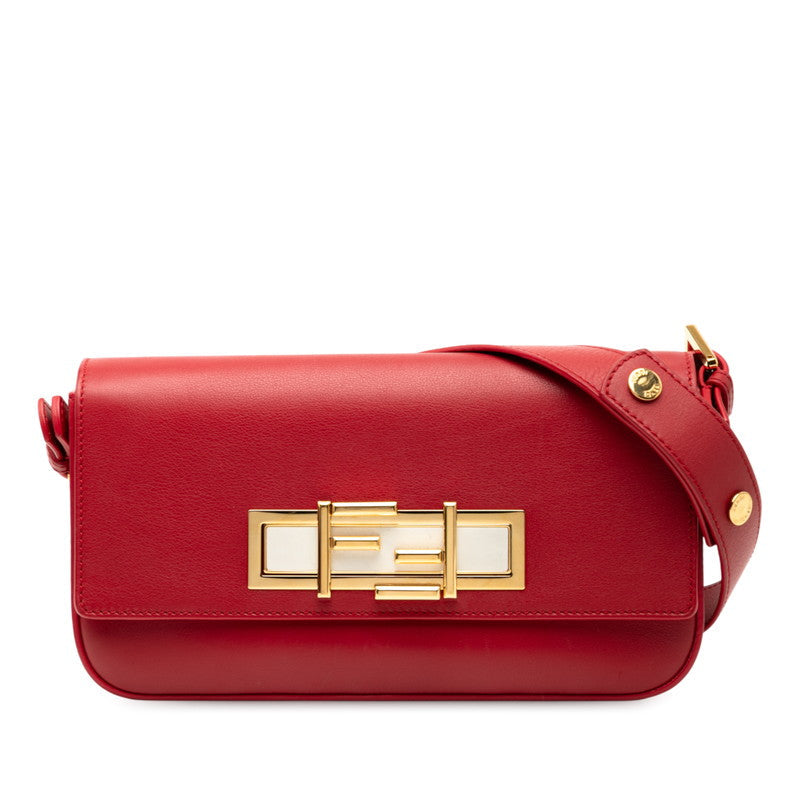 Fendi Trebucket Leather Shoulder Bag Rovelle Bags