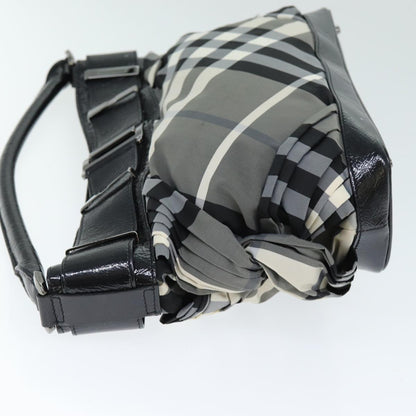 Burberry Nova Brand Check Gray Shoulder Bag