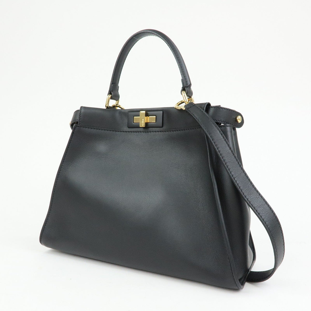 FENDI Peekaoo Calf Leather 2Way Bag Hand Bag Shoulder Bag 8BN290 Rovelle Bags