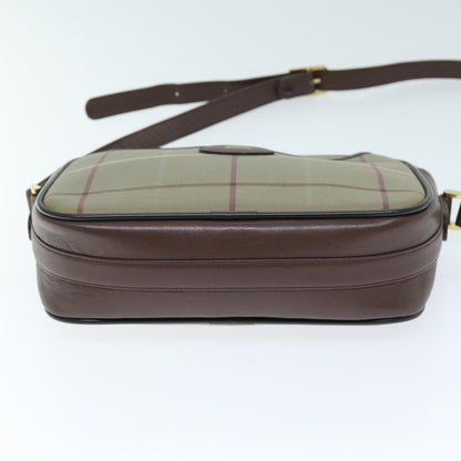Burberry Nova Brand Canvas White Shoulder Bag Style 64