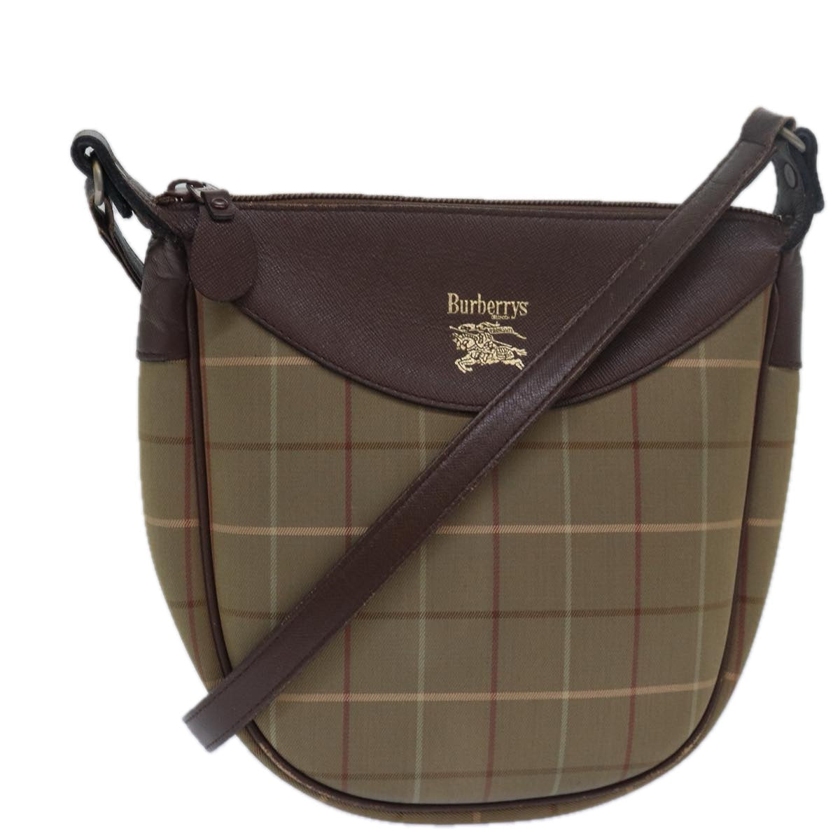 Burberry Brand Canvas White Shoulder Bag Style 20