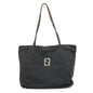 FENDI Zucca Canvas Leather Tote Bag Shoulder Bag Black 15785 Rovelle Bags
