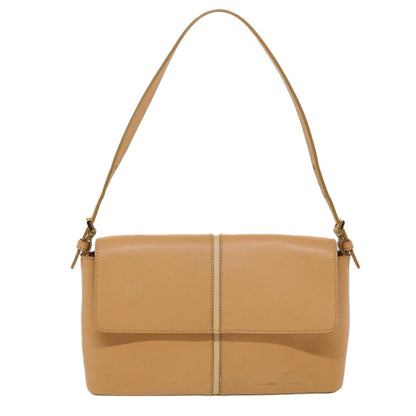 Burberry Brand Leather Orange Shoulder Bag