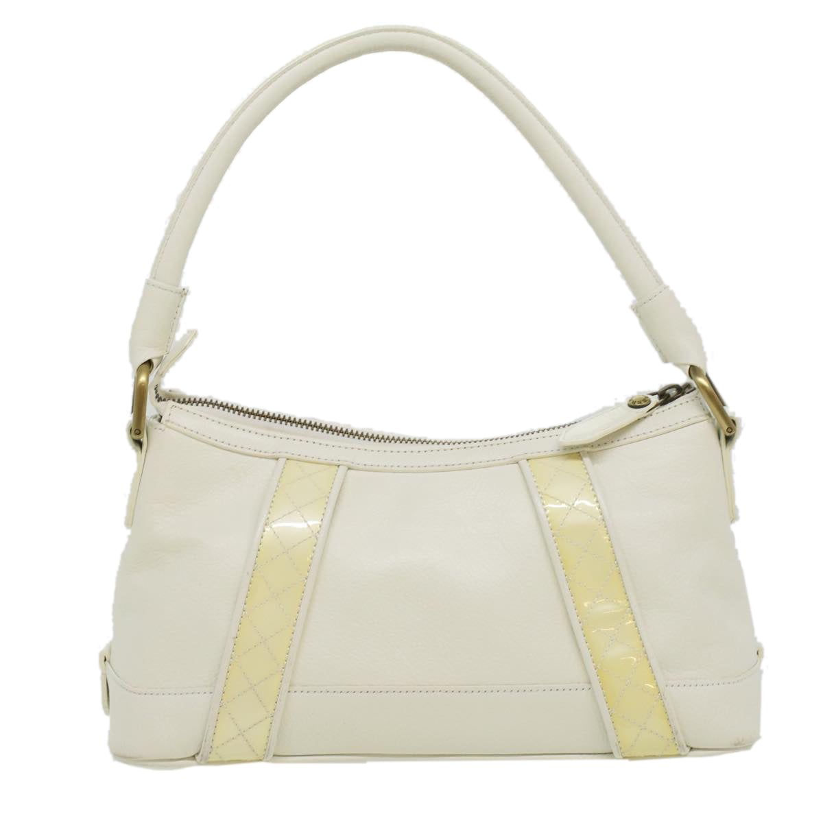 Burberry White Leather Shoulder Bag ( )