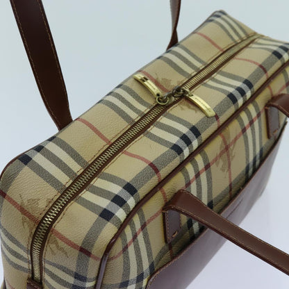 Burberry Nova Brand Canvas White Shoulder Bag Style 14