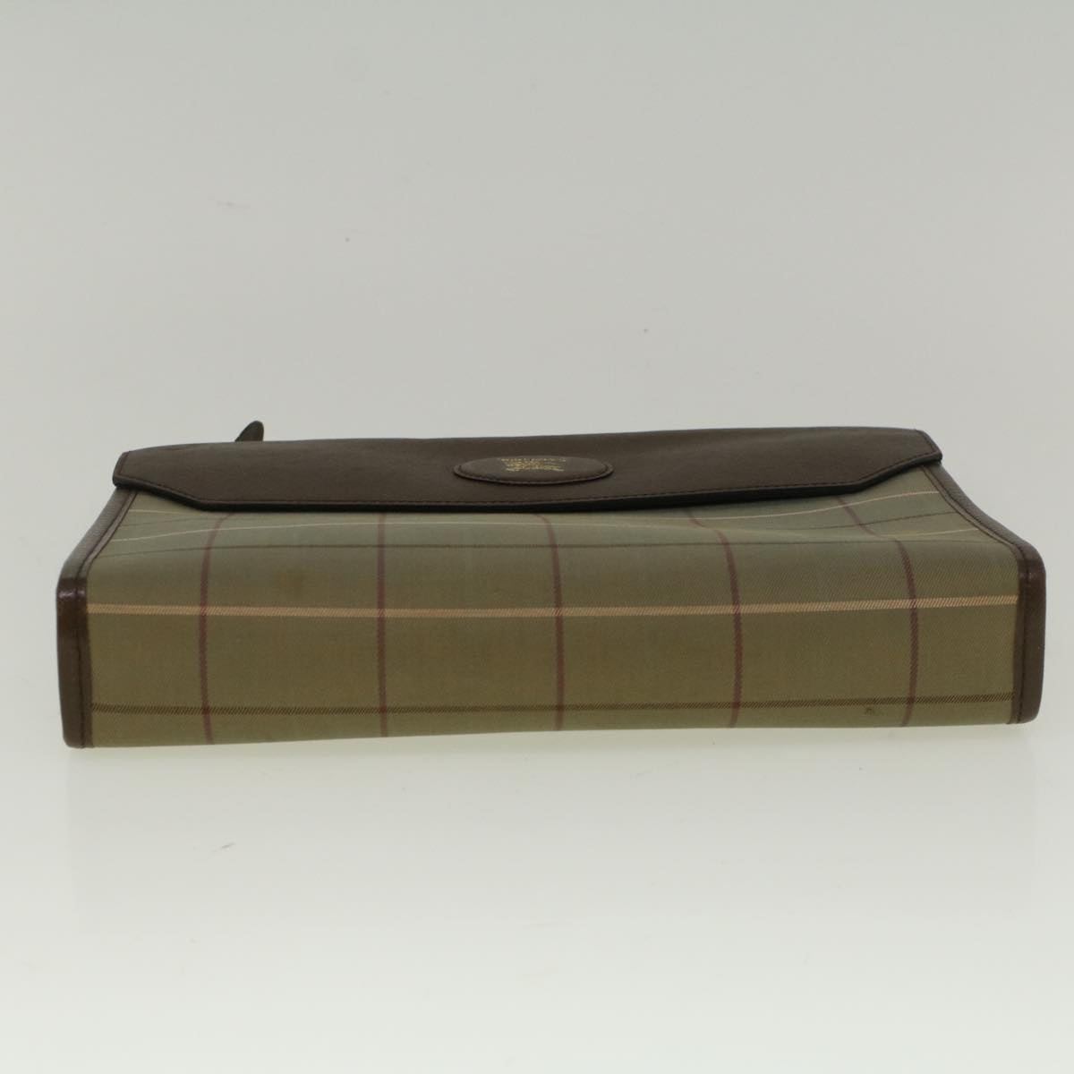 Burberry Brand Canvas Green Clutch Bag Style 4