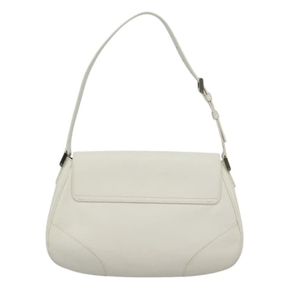 Burberry White Leather Shoulder Bag ( )