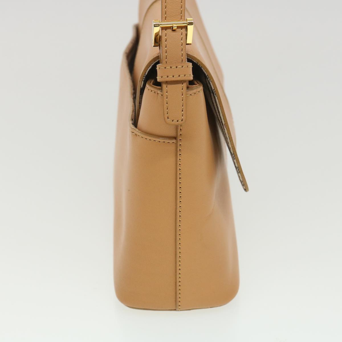 Burberry Brand Leather Orange Shoulder Bag