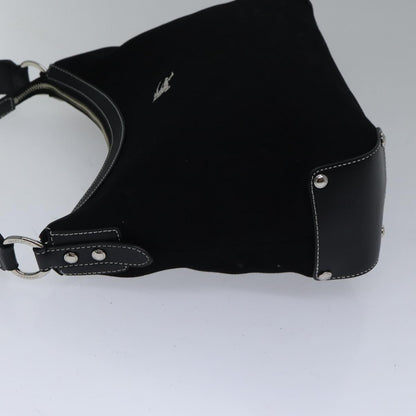 Burberry Blue Label Black Canvas Shoulder Bag ( )