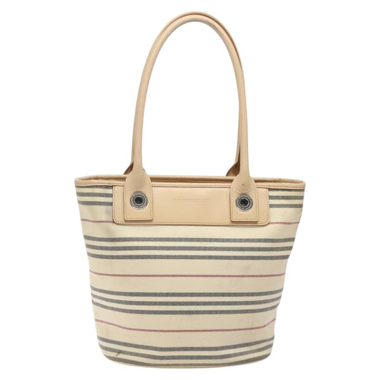 Burberry Beige Canvas Handbag ( )