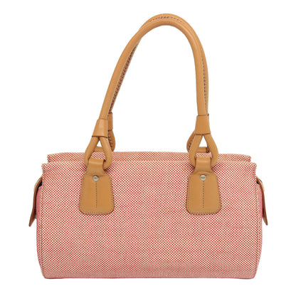 Burberry Brand Canvas Pink Shoulder Bag