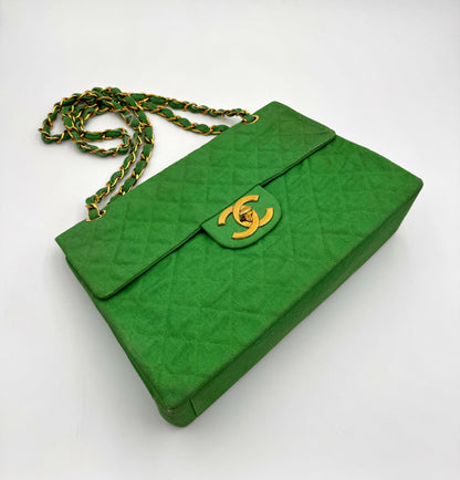 Chanel Luxury Leather Green Shoulder Bag Rovelle Bags