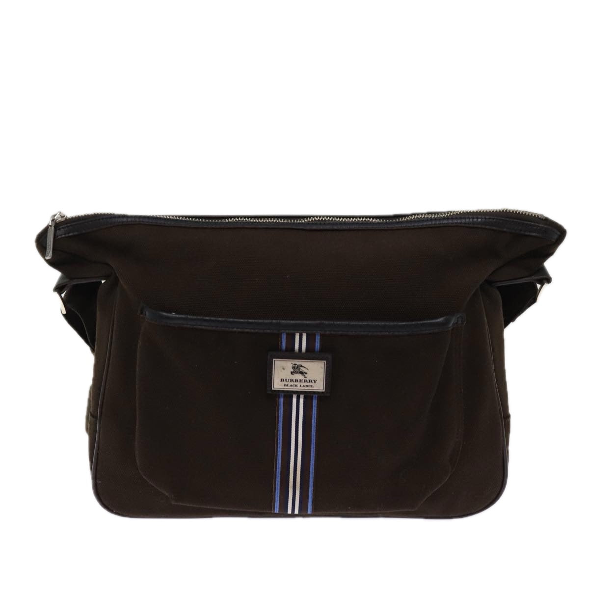Burberry Brand Canvas Brown Shoulder Bag