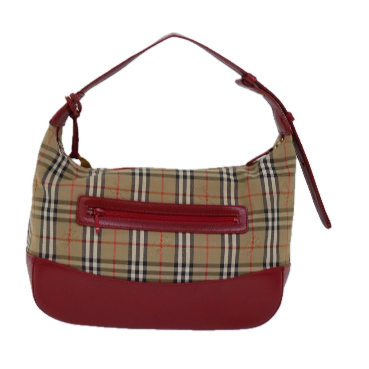 Burberry Nova Brand Canvas Red Shoulder Bag Style 2