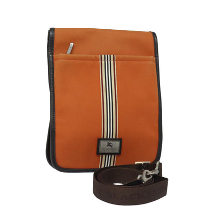Burberry Brand Canvas Orange Shoulder Bag