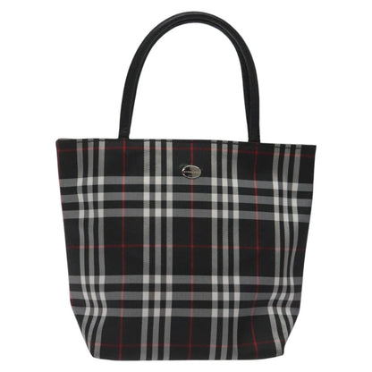 Burberry Nova Check Black Synthetic Handbag ( )