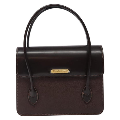 Burberry Nova Check Brown Leather Handbag ( )