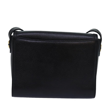 Burberry Brand Leather Black Shoulder Bag Style 2