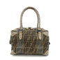 FENDI Zucca Zucchino Canvas PVC Boston Hand Bag Brown 8BL095 Rovelle Bags