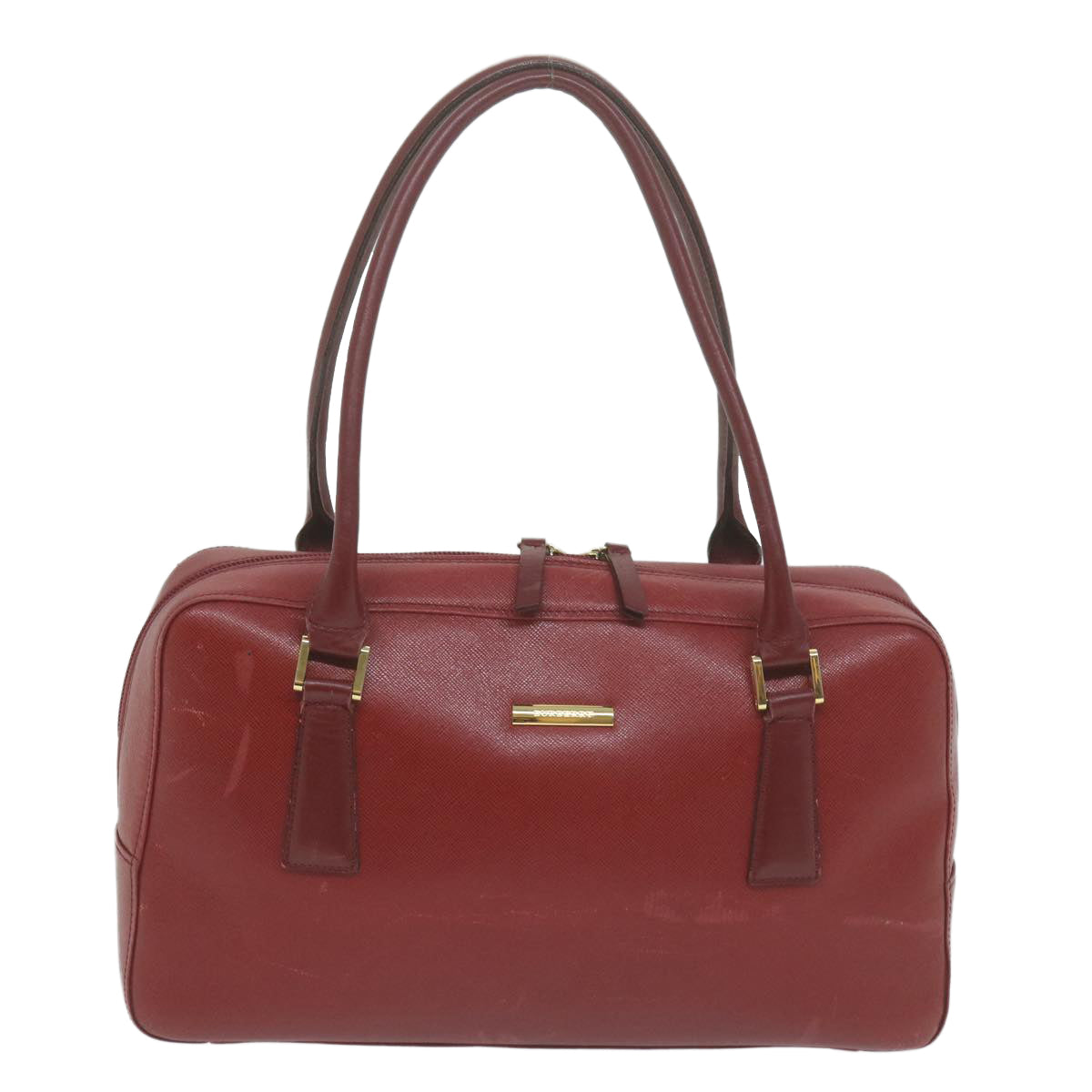 Burberry Brand Leather Red Shoulder Bag Style 2