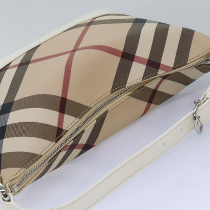 Burberry Brand Canvas White Shoulder Bag Style 17