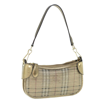 Burberry Brand Leather Gold Shoulder Bag Style 2
