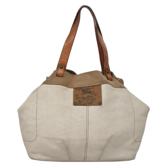 Burberry Blue Label Beige Canvas Tote Bag ( )