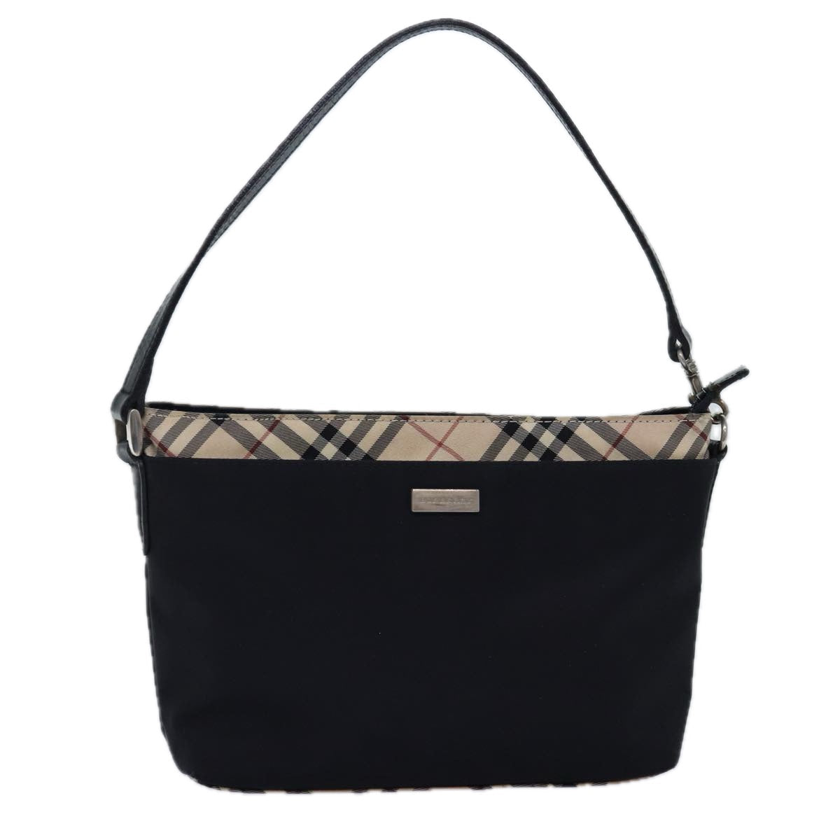 Burberry Nova Brand Check Black Shoulder Bag