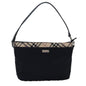 Burberry Nova Brand Check Black Shoulder Bag