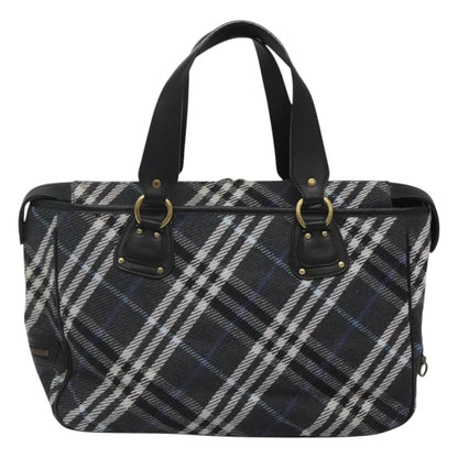 Burberry Blue Label Blue Wool Tote Bag ( )