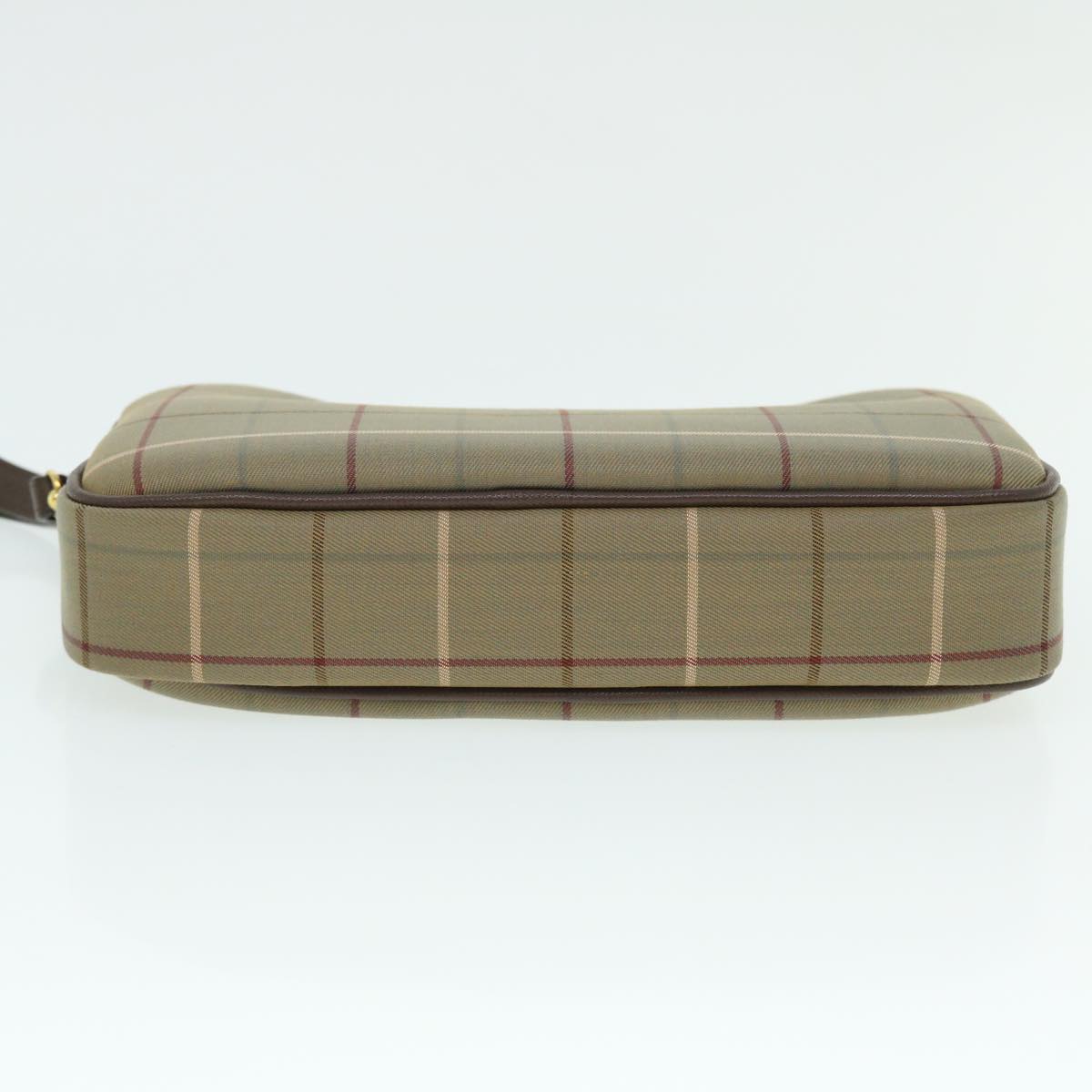 Burberry Brand Canvas Brown Clutch Bag Style 4