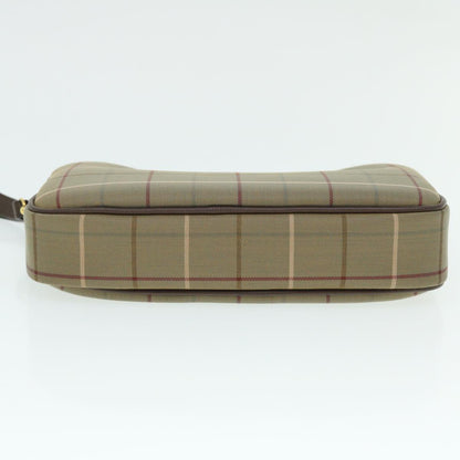 Burberry Brand Canvas Brown Clutch Bag Style 4