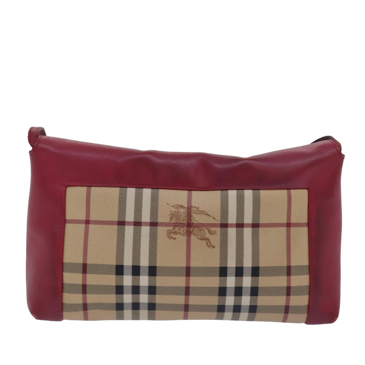 Burberry Nova Brand Canvas White Shoulder Bag Style 57