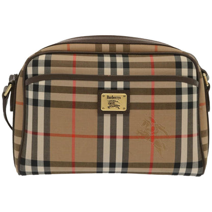 Burberry Nova Brand Canvas White Shoulder Bag Style 30