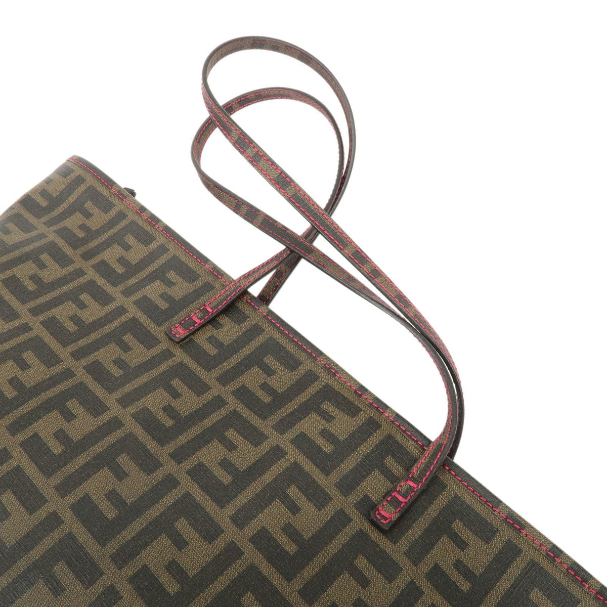 FENDI Zucca PVC Tote Bag Shoulder Bag Brown 8BH185-UZD Rovelle Bags