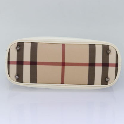Burberry Brand Canvas White Shoulder Bag Style 17