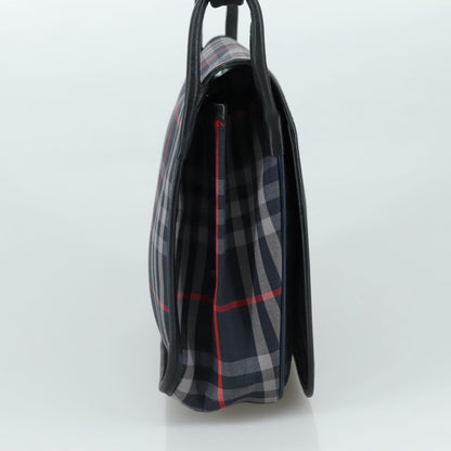 Burberry Navy Canvas Shoulder Bag ( )