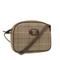 Burberry Nova Brand Canvas White Shoulder Bag Style 60