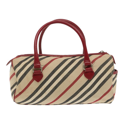 Burberry Nova Check Beige Synthetic Handbag ( )