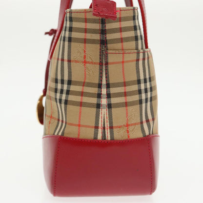 Burberry Nova Check Beige Canvas Handbag ( )