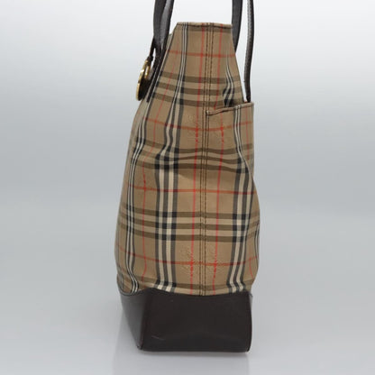 Burberry Nova Check Beige Canvas Tote Bag ( )