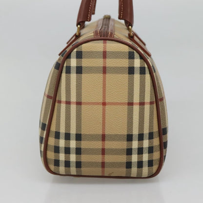 Burberry Nova Check Beige Canvas Handbag ( )