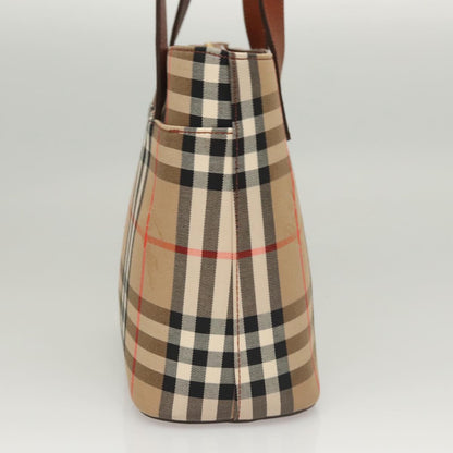 Burberry Nova Check Beige Canvas Tote Bag ( )