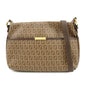 FENDI Zucchino PVC Leather Shoulder Bag Crossbody Bag Brown 8BT206 Rovelle Bags