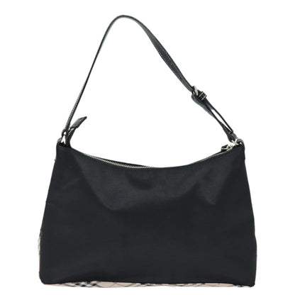 Burberry Nova Check Black Synthetic Handbag ( )